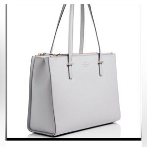 Kate Spade Light Gray Tote Purse
